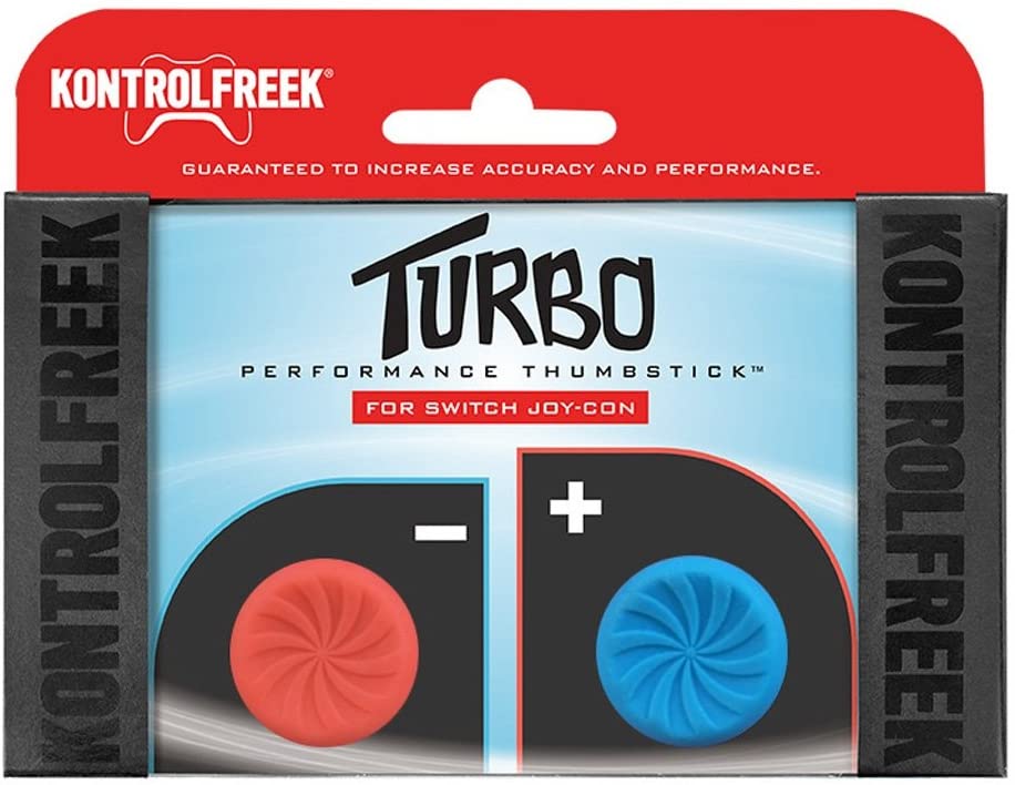 ����� �������� Thumb Grips Kontrolfreek Turbo Red/Blue Nintendo Switch Joy-Con