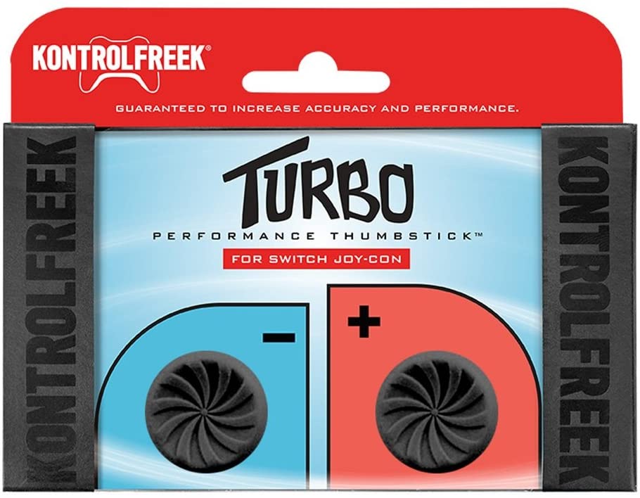 ����� �������� Thumb Grips Kontrolfreek Turbo Black Nintendo Switch Joy-Con