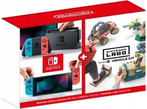 Nintendo Switch Red Blue +LABO vehicle kit