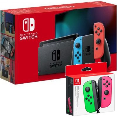 NINTENDO SWITCH 32 GB+Joy-Con Green Pink