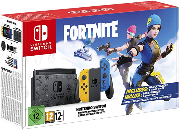 Nintendo Switch Fortnite Special Edition Wildcat Bundle