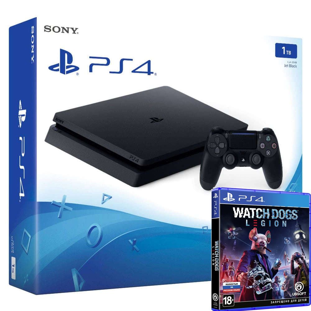 PlayStation 4 Slim 1TB + Watch Dogs: Legion