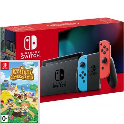NINTENDO SWITCH  BLUE-RED Animal Crossing: New Horizons