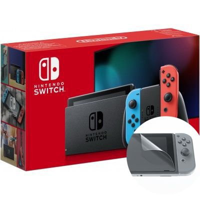NINTENDO SWITCH  BLUE-RED Screen Protection (HAC-001-01)