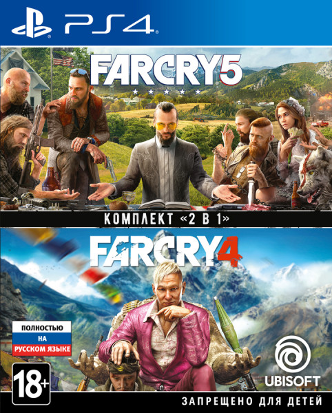 Far Cry 4 + Far Cry 5 (PS4, ������� ������)