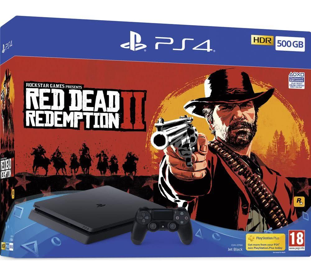 PlayStation 4 Slim 500GB+���� Red Dead Redemption 2
