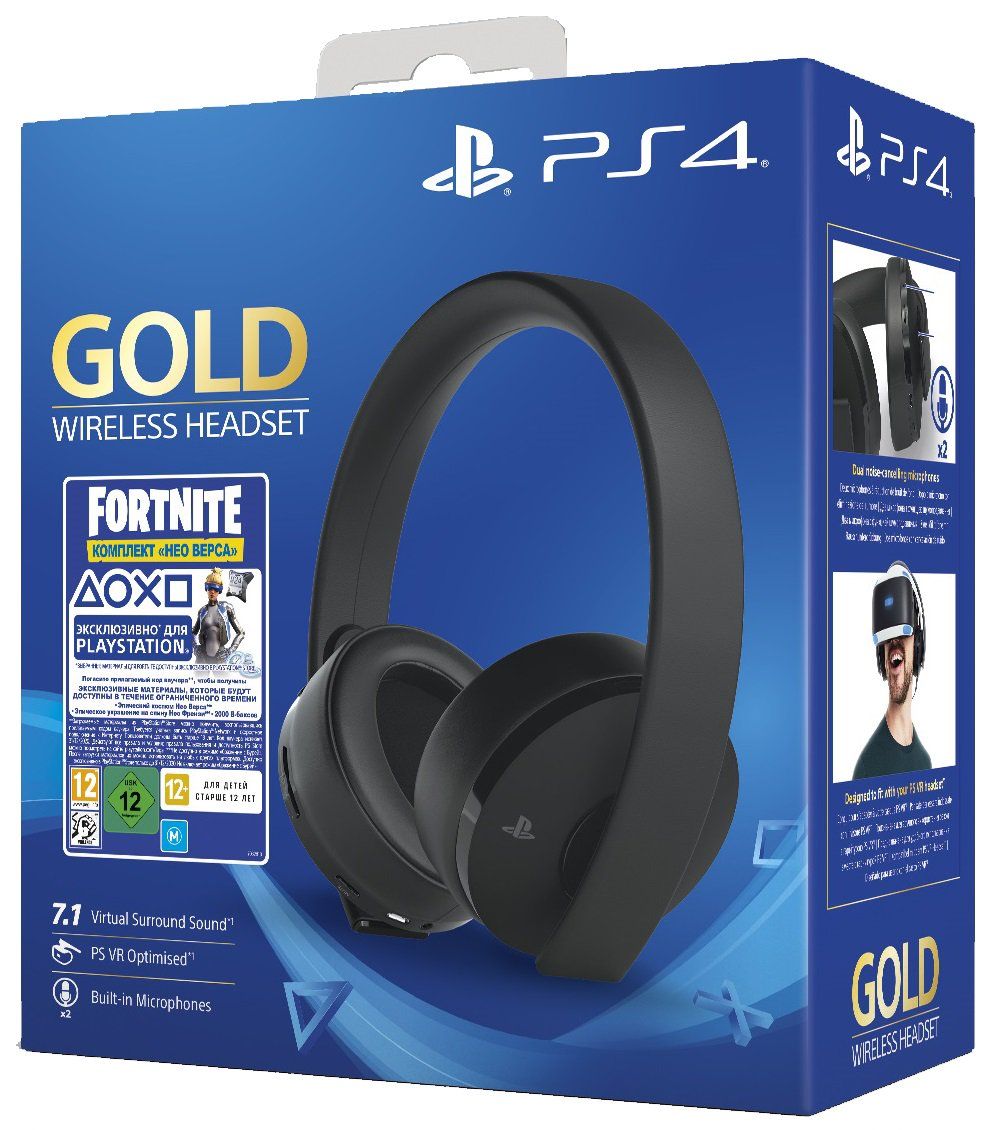 ��������� PlayStation Wireless Headset Gold (Fortnite)
