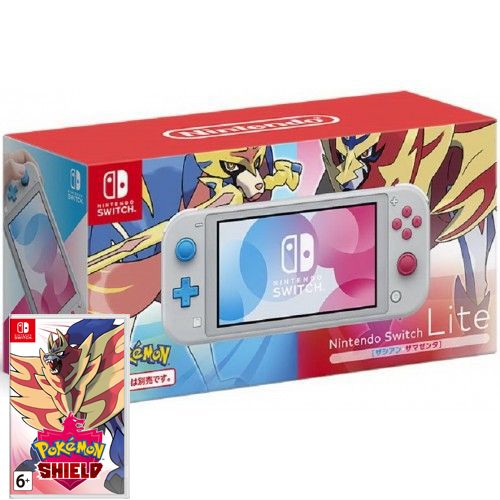 NINTENDO SWITCH LITE ZACIAN AND ZAMAZENTA EDITION+Shield