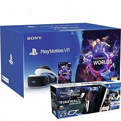 PlayStation VR (camera+game) - Worlds Bundle+Aim controller+Firewall