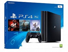 Sony Playstation 4 Pro 1TB (CUH-7216B Gran Turismo + God Of War + Horizon. Zero Dawn)