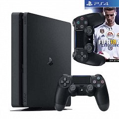 PlayStation 4 Slim 500GB+DualShock 4 V2+FIFA 18