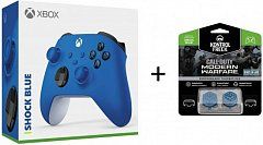 ������� Xbox Series X/S Shock Blue + ����� �������� Thumb Grips Kontrolfreek