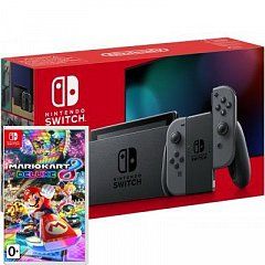 NINTENDO SWITCH Grey Mario Kart 8 Deluxe