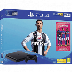 PlayStation 4 Slim 500GB+ FIFA 19